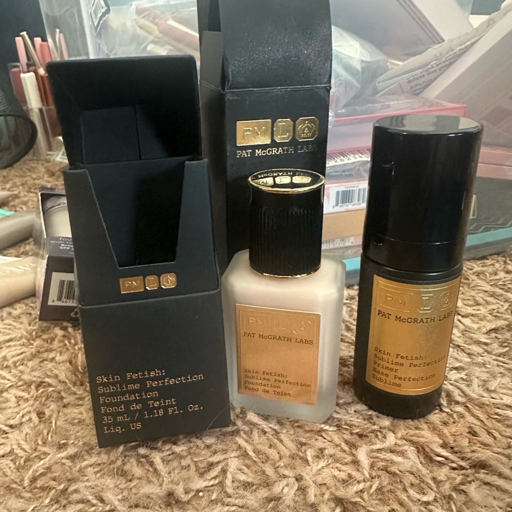Pat McGrath Labs Skin Fetish Foundation and Primer Full Size Set Light 2